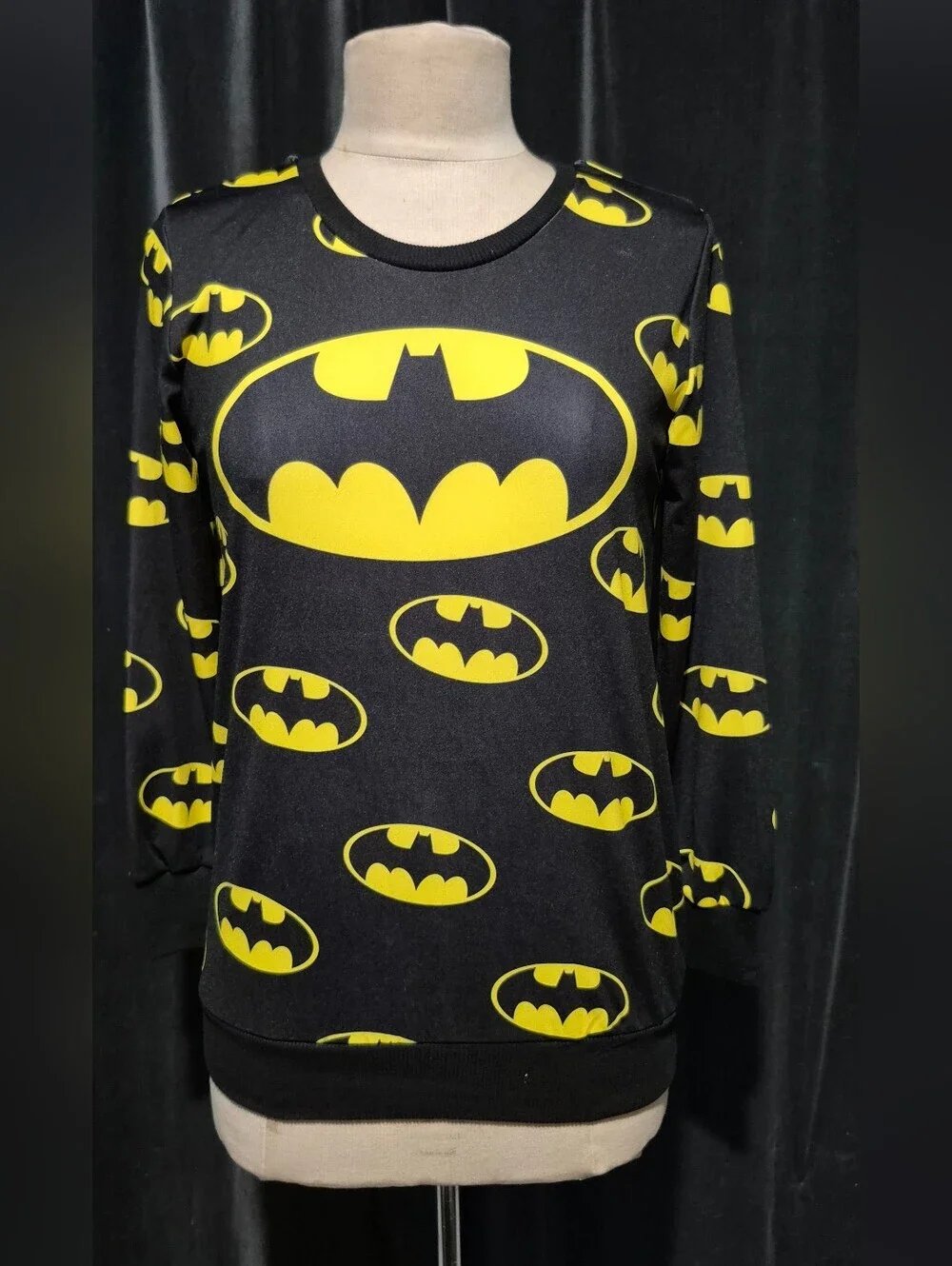 Batman  Black & Yellow Logo Costume Top